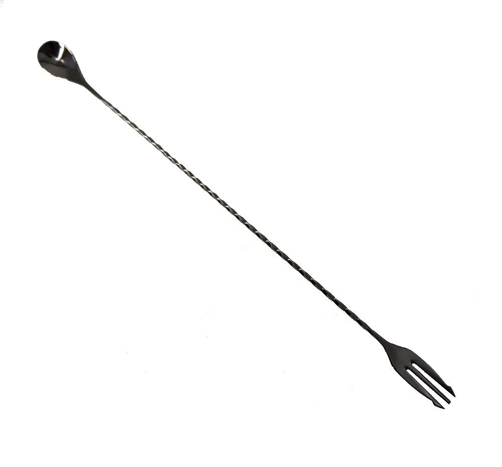 44cm Cucchiaio da Bar Trident Lungo Acciaio Inossidabile Mescolatori per Cocktail Cucchiaio da Bar per Mescolare i Tuoi Cocktail Preferiti