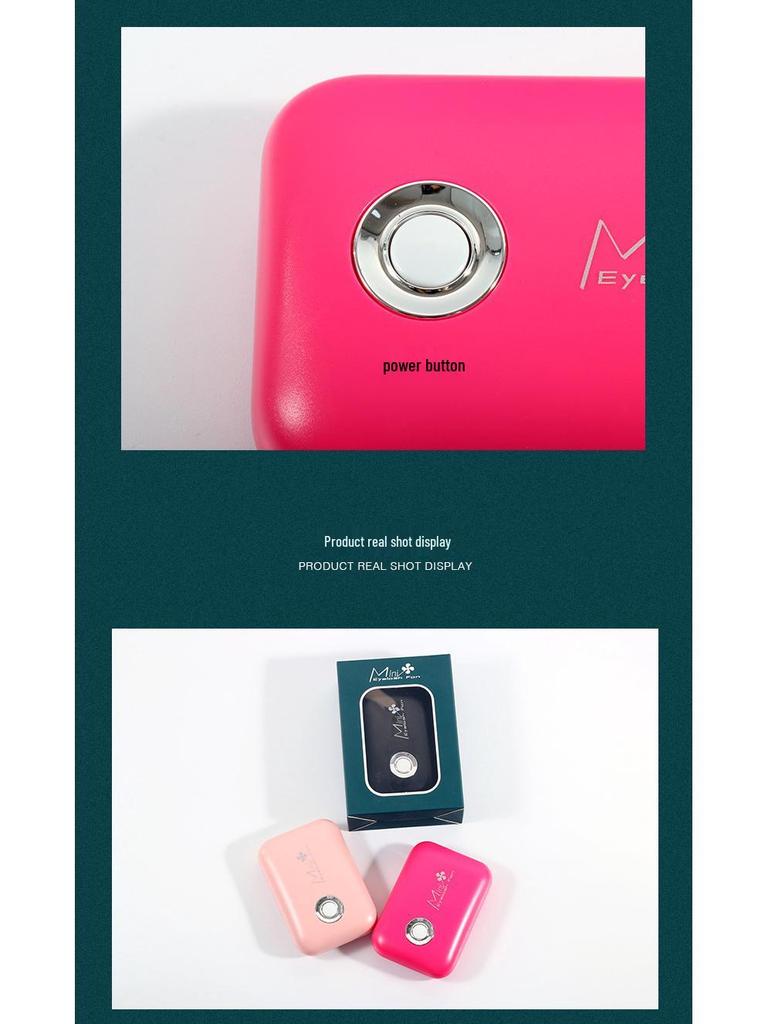 USB Rechargeable Mini Hair Dryer & Fan for Eyelash Extensions