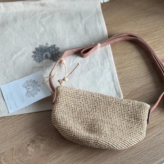 [Made in Mada] Raffia Bag Handmade Crochet MADE IN MADA RIANA BAG (NATURAL)