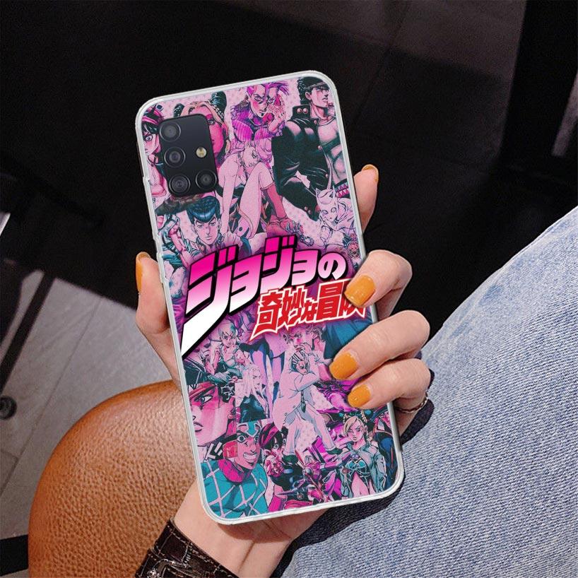 All JoJo's Bizarre Adventure Phone Case For Samsung Galaxy A52 A32 A22 A12 A51 A31 A50S A30S A20S A10S Note 20 Ultra 10 Plus S10