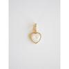 Pearly Heart Pendant (White)