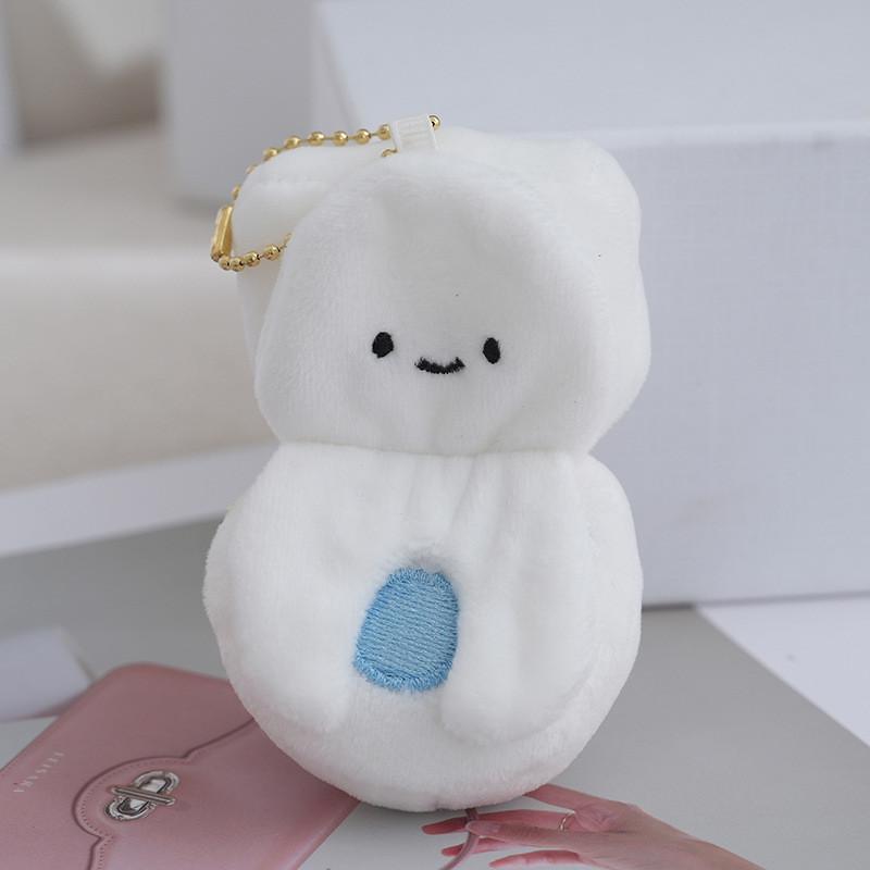 Adorable Creative Cartoon Plush Doll Toilet Refrigerator Magnet Keychain Decoration