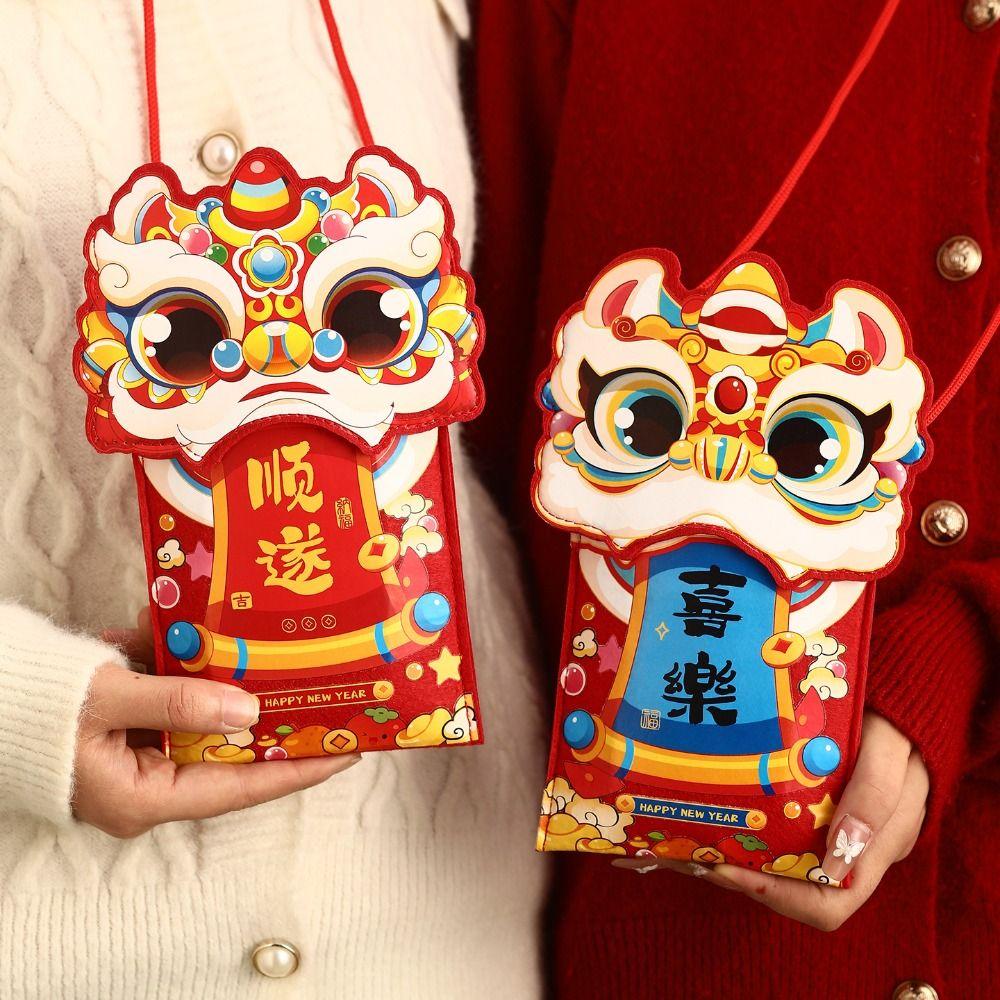 2026 Horse Year New Year Red Envelope Cartoon Chinese Style Money Pocket Hongbao Traditional Red Packet Children Gift