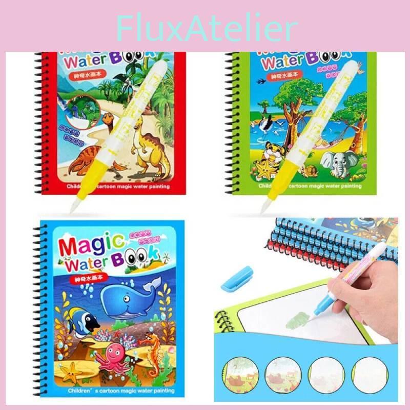 Colorful Reusable Water Painting Book For Kids With Fun Animal Designs For Creative Play