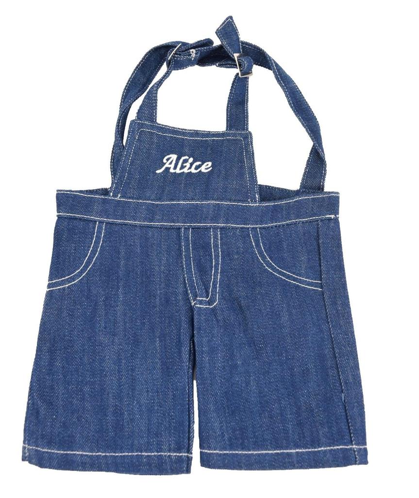 Teddy Bear Mail Order Alice Single Coordination Gelatoni Outfit Costume Overalls (Body Not Included) for Small Size (Gelatoni)