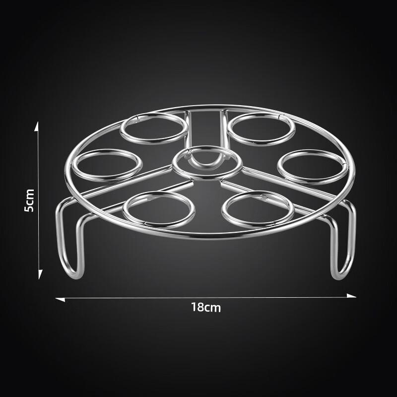 ZISIZ Thickened Stainless Steel Egg Steamer Rack