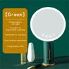 New 3-color LED Light Makeup Mirror with Touchscreen Charging Function and Portable Adjustable Brightness Beauty Mirror