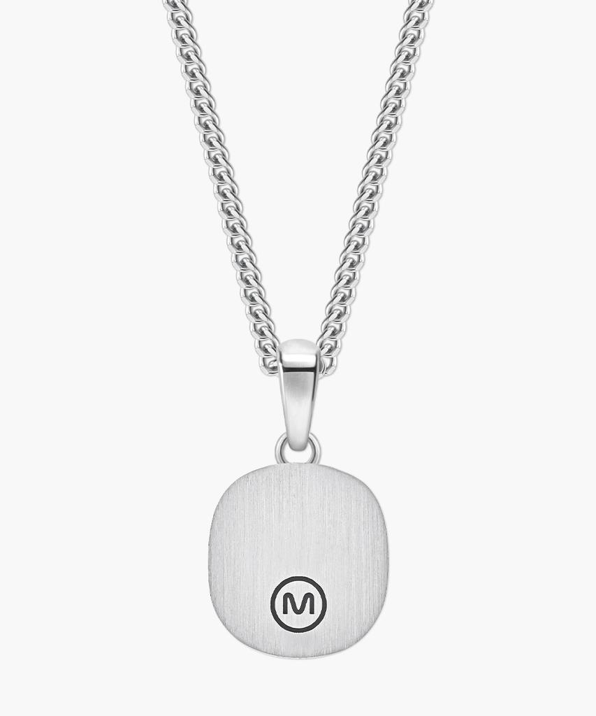 Mcel Silver Empathy Pearl Pendant - White