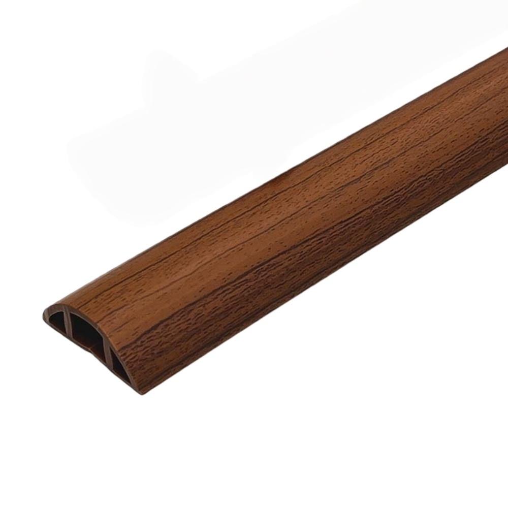 1pc 1mX3cm Wood Grain  Floor Cord Cover Pvc Self Adhesive Cord Hider for Cable Management Cable Protector Anti Stepping Cover