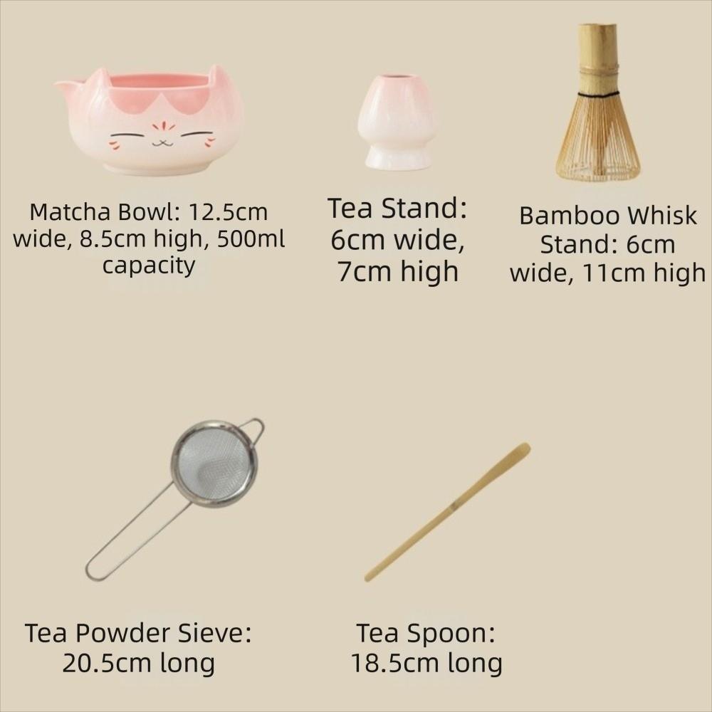 2/5/7pcs Ceramic Bowl Matcha Tea Set Bamboo Whisk Matcha Brewing Kit Perfect Matcha