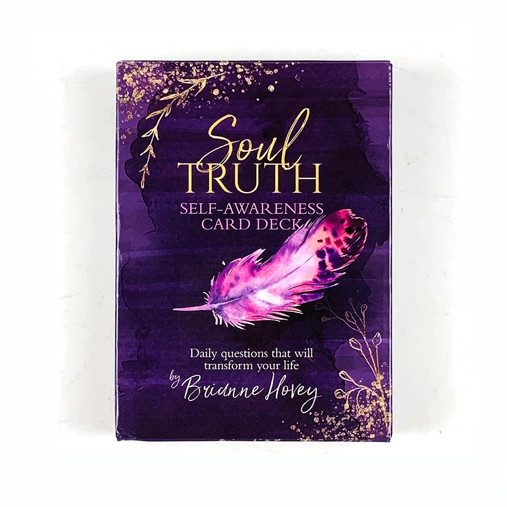Soul Truth Self-Awareness Oracle Cards Deck Daily Questions That Will Transform Your Life Cards,Halloween and Christmas Gifts