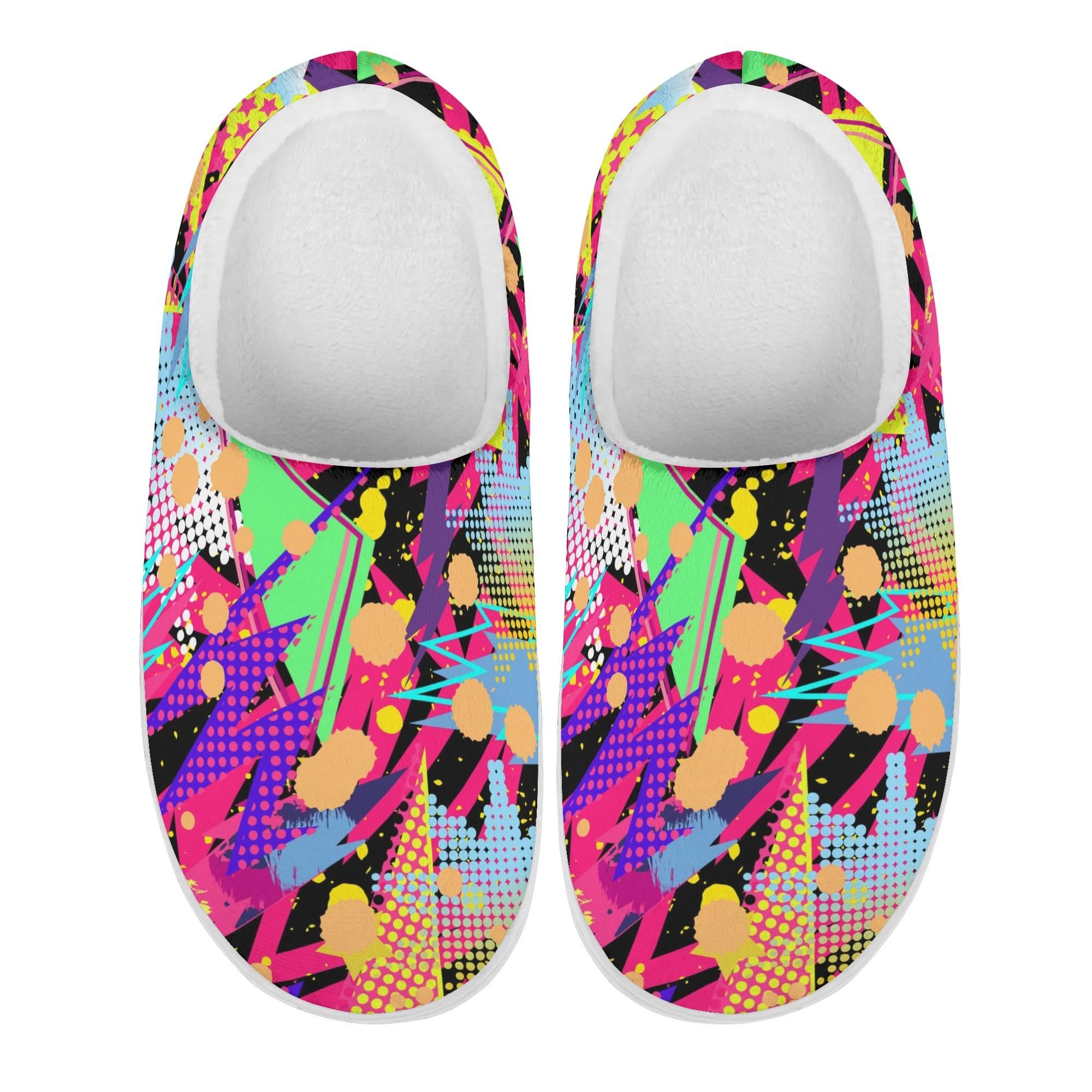 

1 пара унисекс теплые уютные плюшевые на хлопковой подкладке тапочки для дома, легкие, нескользящие, удобные для дома, для ежедневного использования зимой 40 белый