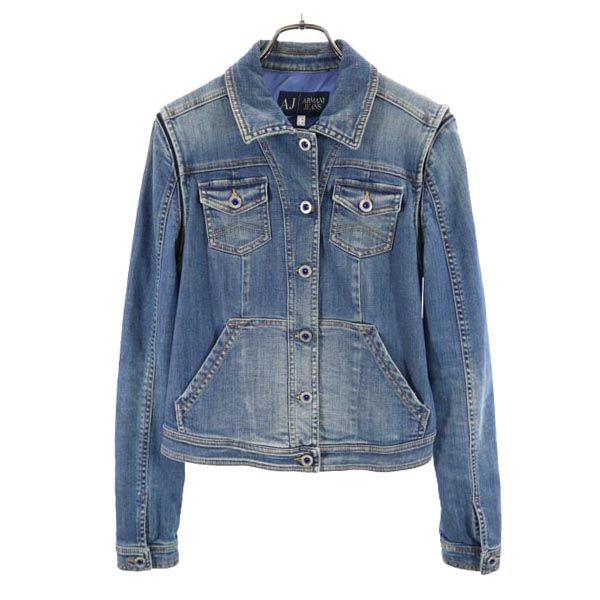 ARMANI JEANS 2WAY Denim Jacket S G Jean Women Used
