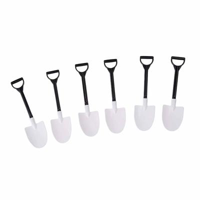 50pcs  Shovel Spoons – Cute Dessert, Ice Cream & Coffee Spoons, Disposable Party Tableware for Kids & Adults