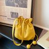 Pull-string Bucket Bag, Personalized Single-shoulder Crossbody Bag, Small and Trendy Trendy Fashion Gift Bag