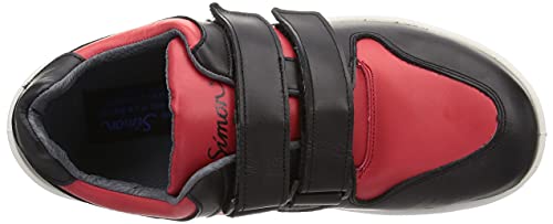 Simon 7517 Men's Work Shoes, Red/Black, Size 26.0 Cm, 3E