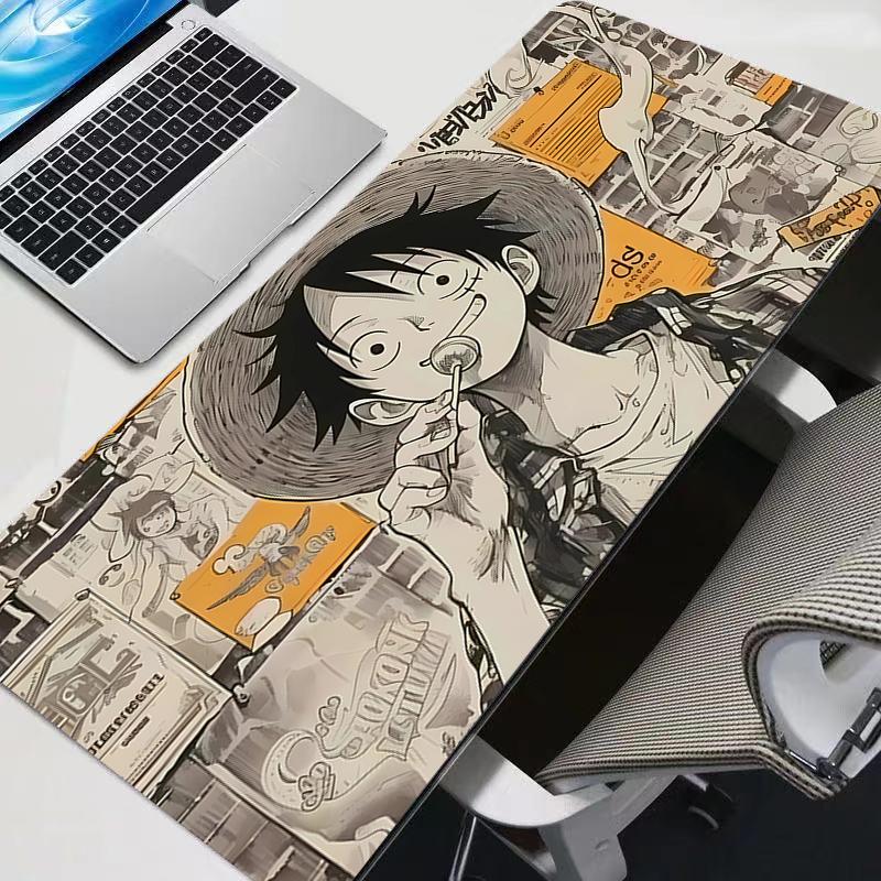 Mouse Pad Gamer PC One Piece Anime Computer Large x XXL Desk Mat Keyboard Anime Gaming Accessories Mousepad Carpet