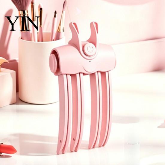 Rechargeable Hair Clip Electric Heated Volume Clip, 2 Heat Settings Volumizing Root Lift Tool Comb for Thin Hair, Fluffy Bangs, USB Cordless