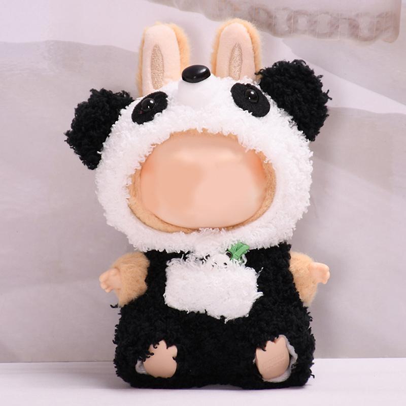 17cm Mini Plush Doll'S Clothes Outfit Accessories For Labubu Clothes Time To Chill Doll Clothes