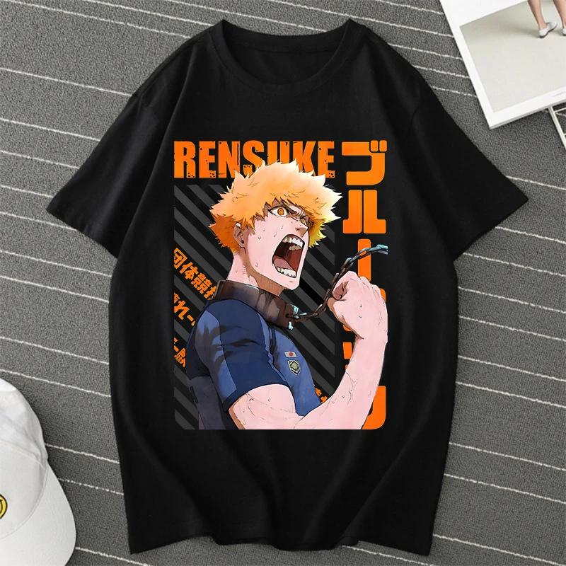 BLUE LOCK Yoichi Isagi Manga Tričko Retro Hip Hop Unisex Tričko Streetwear Grafická Trička BLUE LOCK Nadměrná Trička Topy