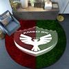 Amed Sk Crest Design Round Rug for Livingroom,Bedroom, Palyroom, Chair Rug, Area rug, Circle Carpet, Fan Christmas gift