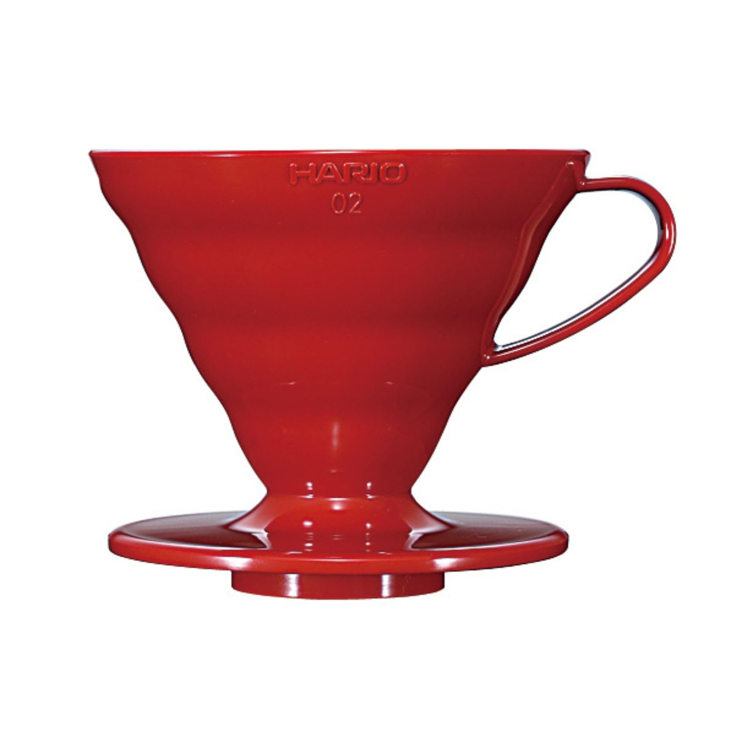 HARIO V60 Прозрачный Дриппер 02 Красный на 1-4 Чашки Кофе Ручное Заваривание Сделано в Японии VDR-02-R