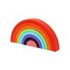 Rainbow Building Blocks: Educational Wooden Stacking Toys for Children - Color Recognition & Creative Play