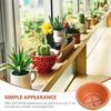 8Pcs Simple Design Solid Color Plastic Flower Pots for Balcony Windowsill Garden Use Easy Clean Smooth Surface Nursery Plant