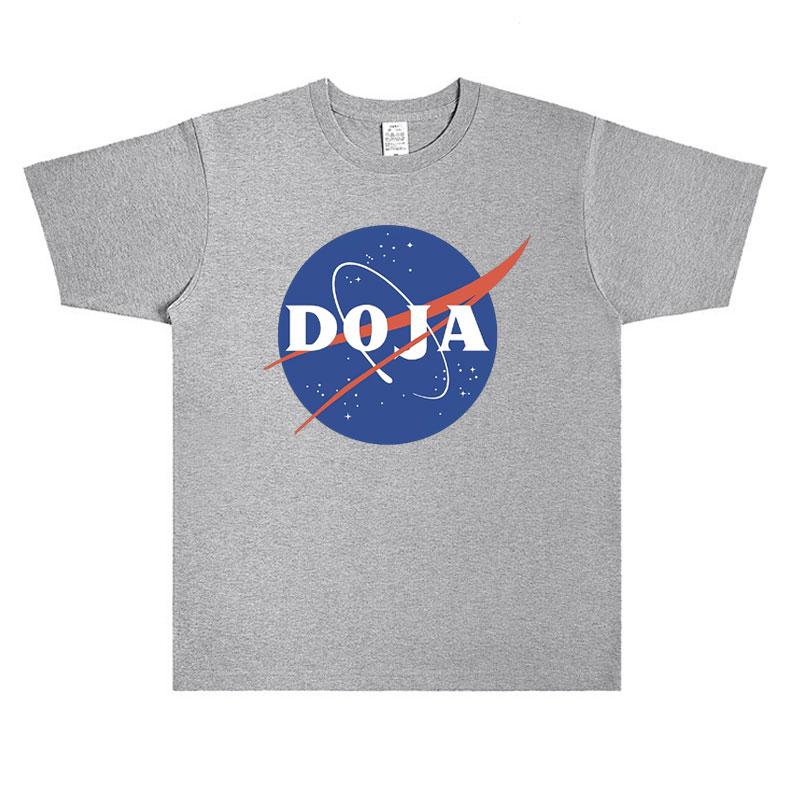 Rare Rapper Doja Cat Nasa Graphic T Shirt Men Women Hip Hop Fashion Oversized T-shirt Unisex Cotton Short Sleeve Tees Streetwear 4XL