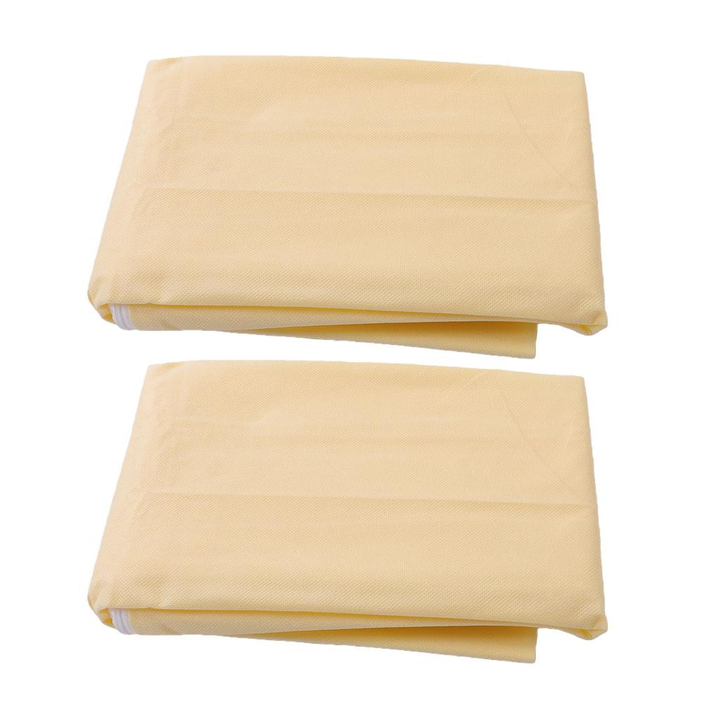 Pack of 2 Winter Plant Covers, 80 x 100 cm Frost   Blankets with Zip Drawstring, Thick Winter Frost Blankets Made of Non-Woven Fabric for Shr