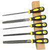 Fitter File Set: Flat, Half-Round, Round, Triangular, Square Files, Grinding Iron Block, Woodworking Tool