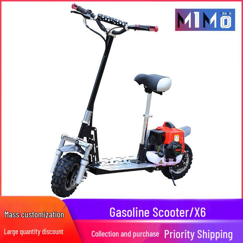 X6 Lightweight 2-Stroke Gasoline Mini Scooter Surfing Leisure Motorcycle