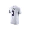 Nike Solid Color Letter And Number Print T-Shirt Men Tops White DV5993-107