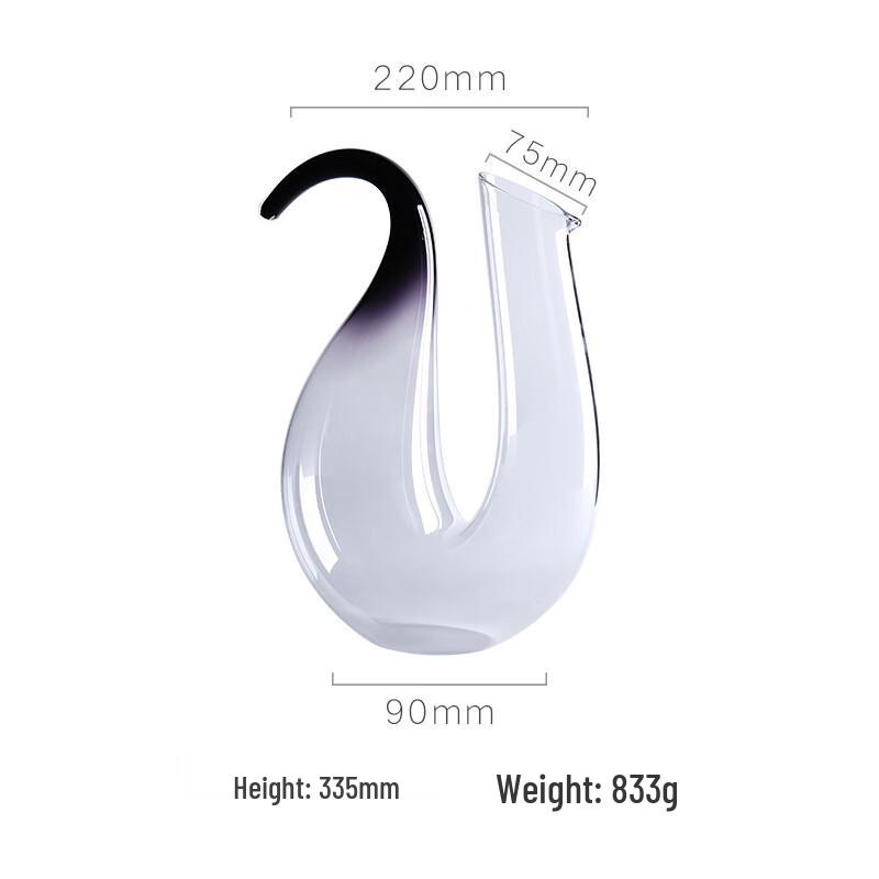 Crystal Rooster Wine Decanter