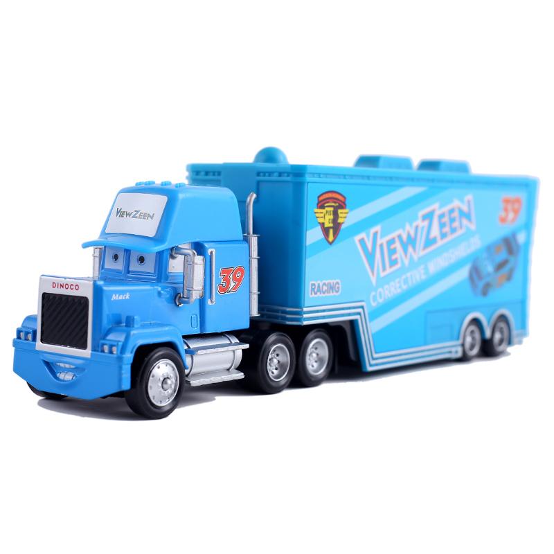 Pixar Cars Truck Model Car Anime Figure Mack Semi-Hauler Rust-eze Racing Toys Children's Birthday Gifts