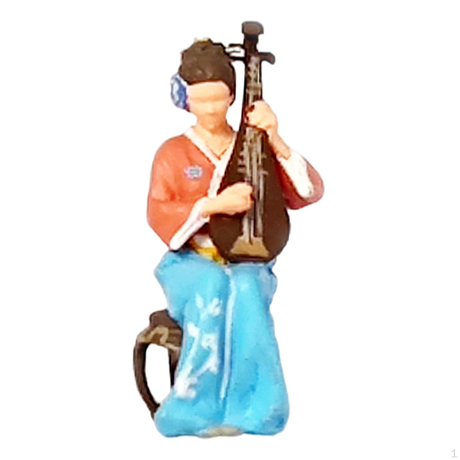Фигурки китайских инструментов 1/64 Киноперсонаж Pipa Pink Blue