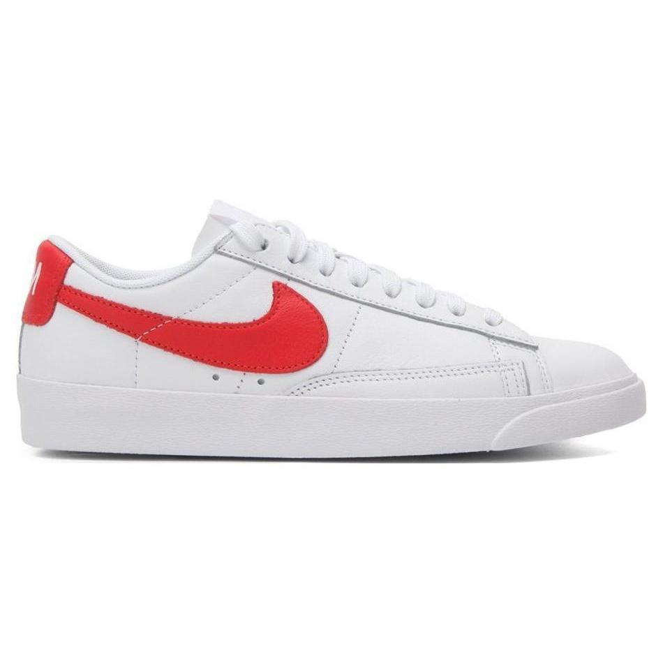 Nike Blazer Abrasion Resistant Breathable Low top Skateboard Shoes Women's White Unisex AA3961-109