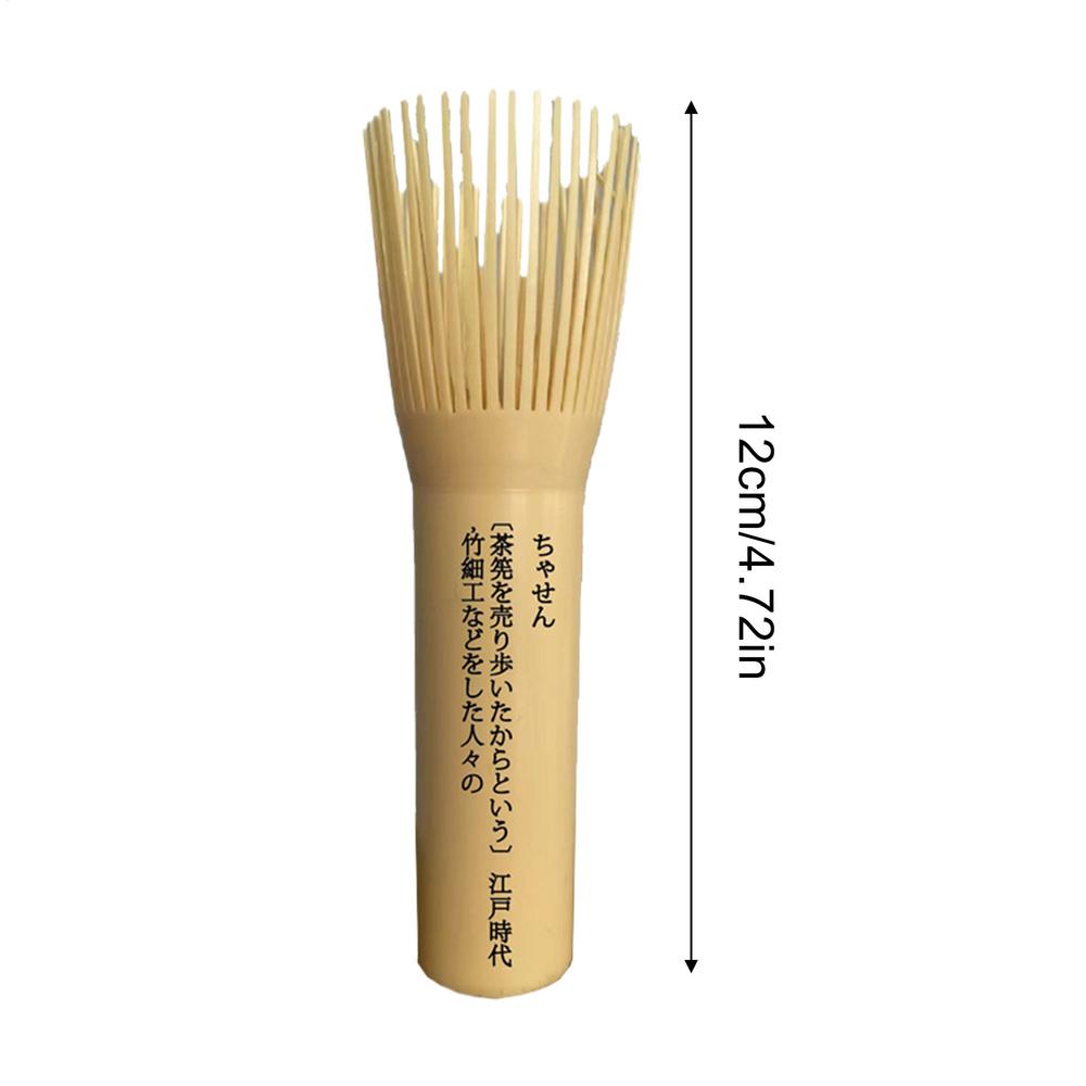 

Japanese Green Tea Whisk Stirrer Mixer Brush Dishwasher Safe Powdered Tea Stirrer For Kitchen Dining Room Restaurant Cafe Travel