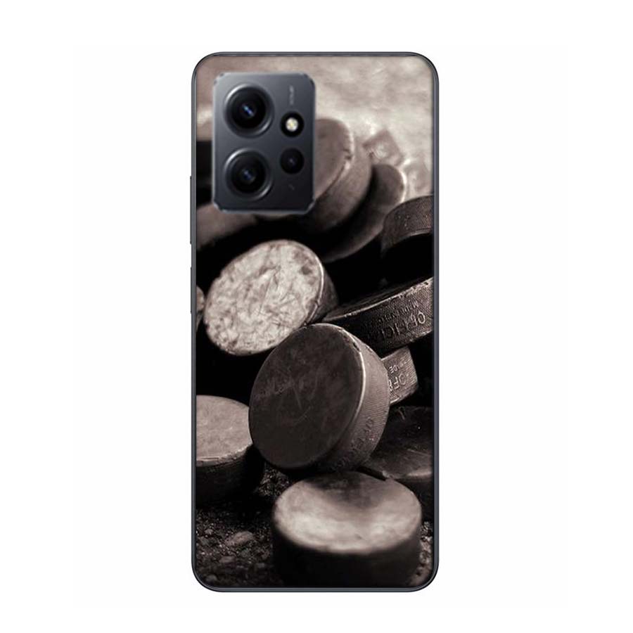 Ice Hockey Rink Phone Case For Redmi 12 13C 12C 15C 9 10 10C Note 13 Pro Plus 14 15 Pro 9T 9C 9A TPU Soft Cover Clear Cell Cases