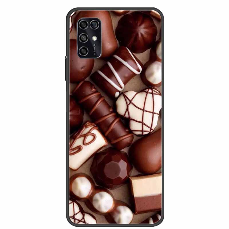 For ZTE Blade V2020 Smart Case Black Bumper Silicon TPU Soft Phone Cover Case For ZTE Blade V20 Smart 8010 Funda Cartoon Coque