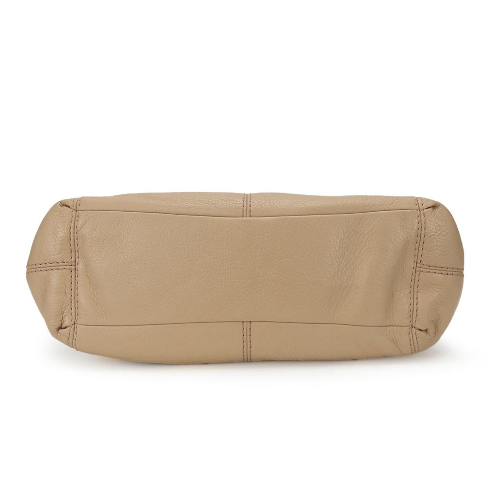 Used COACH Tote Bag F57545 leather pink beige Shoulder