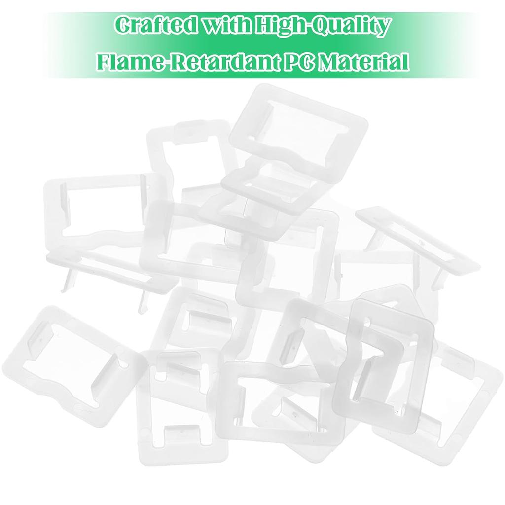 TIESOME 20 Pcs 2 Prong Loose Outlet Fix Plug, Plastic Socket Outlet Tightener Insert Ensure Secure Connection for Power Plug Tiny Plugs For Loose