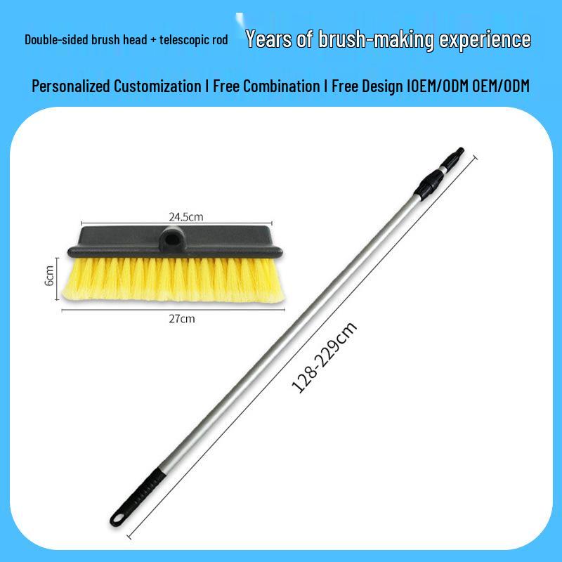 Long Handle Car Wash Brush - Scratch-Free Mop for Safe Car Cleaning
