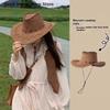 Fashion West Fancy Dress Party Headwear Unisex Cap Women Men Cowboy Hat Western Suede Cowgirl Hats Accessories