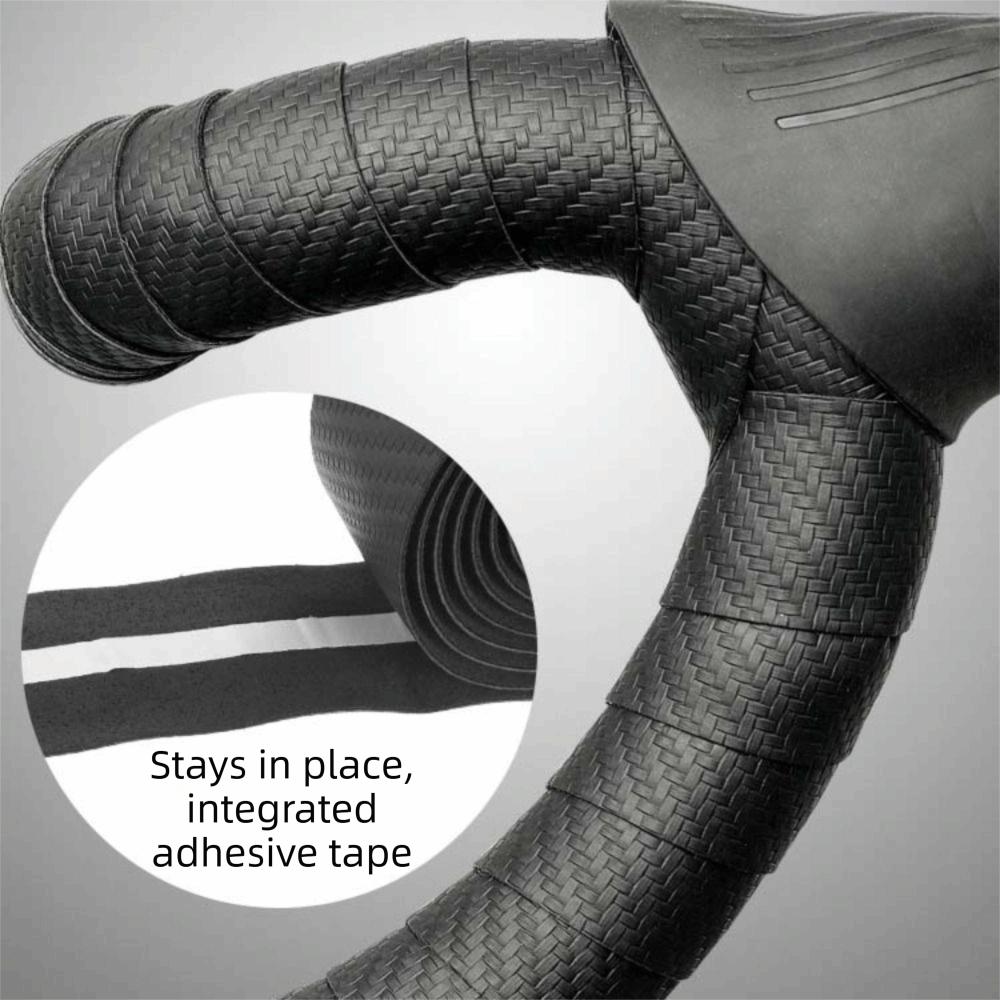 Sweat-absorbing Handlebar Band Carbon Fiber Bicycle Handle Grips Bicycle Bar Tape Outdoor Sports