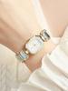 Women Square Watch Luxury Stainless Steel Water Diamond Quartz Movement Fashion Bracelet Clock Rose Gold Ladies Watches