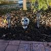 Halloween Skeleton Stakes Decorations,1 Skull And 2 Skeleton Arms, Halloween Scary Skeleton Decoration for Hallowee Decoration