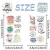 10sheets Bible Verse Inspiration Tattoo Stickers For Hand Body Temporary Fake Waterproof Tattoo Stickers Festival Party Gifts