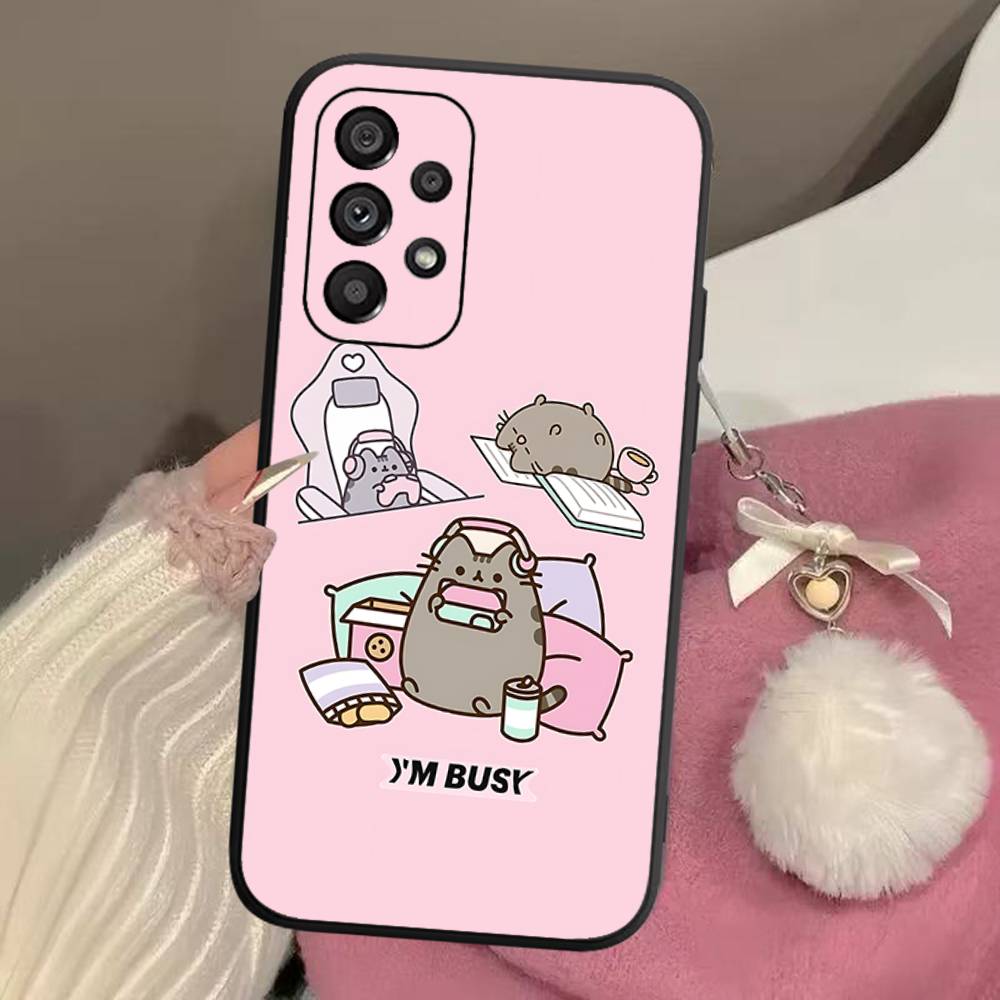 P-PusheenS CARTOON Phone Case For Samsung A 52 53 21 32 13 12 71 31 51 40 72 73 70 22 42 50 30 20 21 Shell