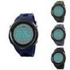 Skmei Men Led Digital Alarm Sport Watch With Premium Quality Silicone Strap And Timeless Design
